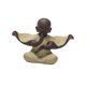 thumbnail image 1 of Buda Pequeños Monjes Estatua Escultura Mini Figura Budista Para Estante Amarillo, 1 of 3