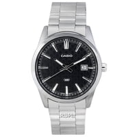 Reloj Casio Analog Stainless Steel Black Dial Quartz Mtp-Vd03D-1A Mtpvd03D-1 Men'S Watch