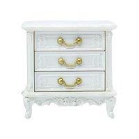 Magideal - 1:16 1:12 Dollhouse Night Stands Mini S De Noche Muebles Modelo Miniatura De Noche Gabinete Simulación Accesorio Proyectos De Bricolaje , 3 Capas