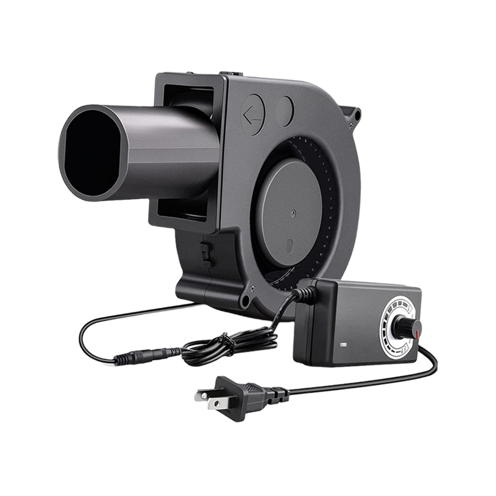 Magideal - Mini Ventilador De Refrigeración Dc 12 V Con Salida De Aire, Soplador De Aire Portátil De Múltiples Escenarios Para Actividades Al Aire Libre, Parrill