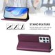 thumbnail image 3 of Funda Billetera con Soporte para Samsung Galaxy S21 Ultra Bloqueo RFID Plegable Violeta, 3 of 6