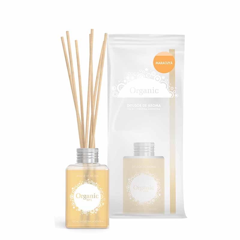 Difusor Ambiental 120 Ml Maracuya 1 Un Organic Spa