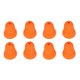 thumbnail image 1 of Almohadillas de silicona naranja Zopsc-1 8 piezas SE846/535/215, 1 of 9