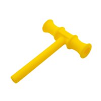 Bothyi - Juguete Masticable Con Forma De Tubo Para Bebé, Ideal Para Niñas De 0 A 6 Meses Y Niños De 6 A 12 Meses, Color Amarillo.