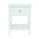 thumbnail image 1 of Velador Librero 1 Cajón Blanco, 1 of 2