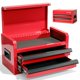 thumbnail image 1 of Mini caja de herramientas OLY-PRO 27 cm, 2 cajones, acero rojo y portátil, 1 of 9