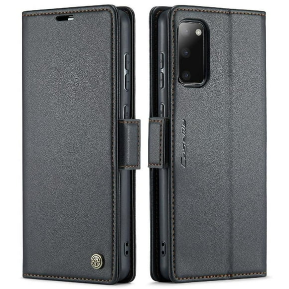 CaseMe tipo cartera Samsung Galaxy S20 Plus con cierre magnético, RFID, tarjetero, soporte, carga inalámbrica