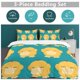 thumbnail image 5 of Psyduck Bed Duvet Cover Funny Anime Cartoon Bedding Sets Lightweight 3 Piece Comforter Sets, 5 of 5