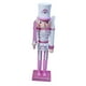 thumbnail image 1 of Figuras Cascanueces Sparkle 30cm Madera Únicas Para Dormitorio Bastón Rosa, 1 of 3