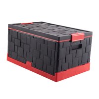 Ioensy - Caja De Almacenamiento Plegable Organizador De Coche Para Niños Juguetes Uso En El Hogar Negro