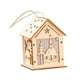 thumbnail image 1 of 2023 Navidad Casa De Madera Decoración Navideña Para Porche Aniversario De Boda Casa Patrón De árbol, 1 of 3