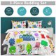 thumbnail image 5 of x235 Battle for Dream Island BFDI Bed Duvet Cover Microfiber Bedding Sets 3D Printed Lightweight 3 Piece Comforter Sets, 1 Duvet Cover And 2 Pillow Shams for Kids Boys Girls 79"x90" jn235, 5 of 5
