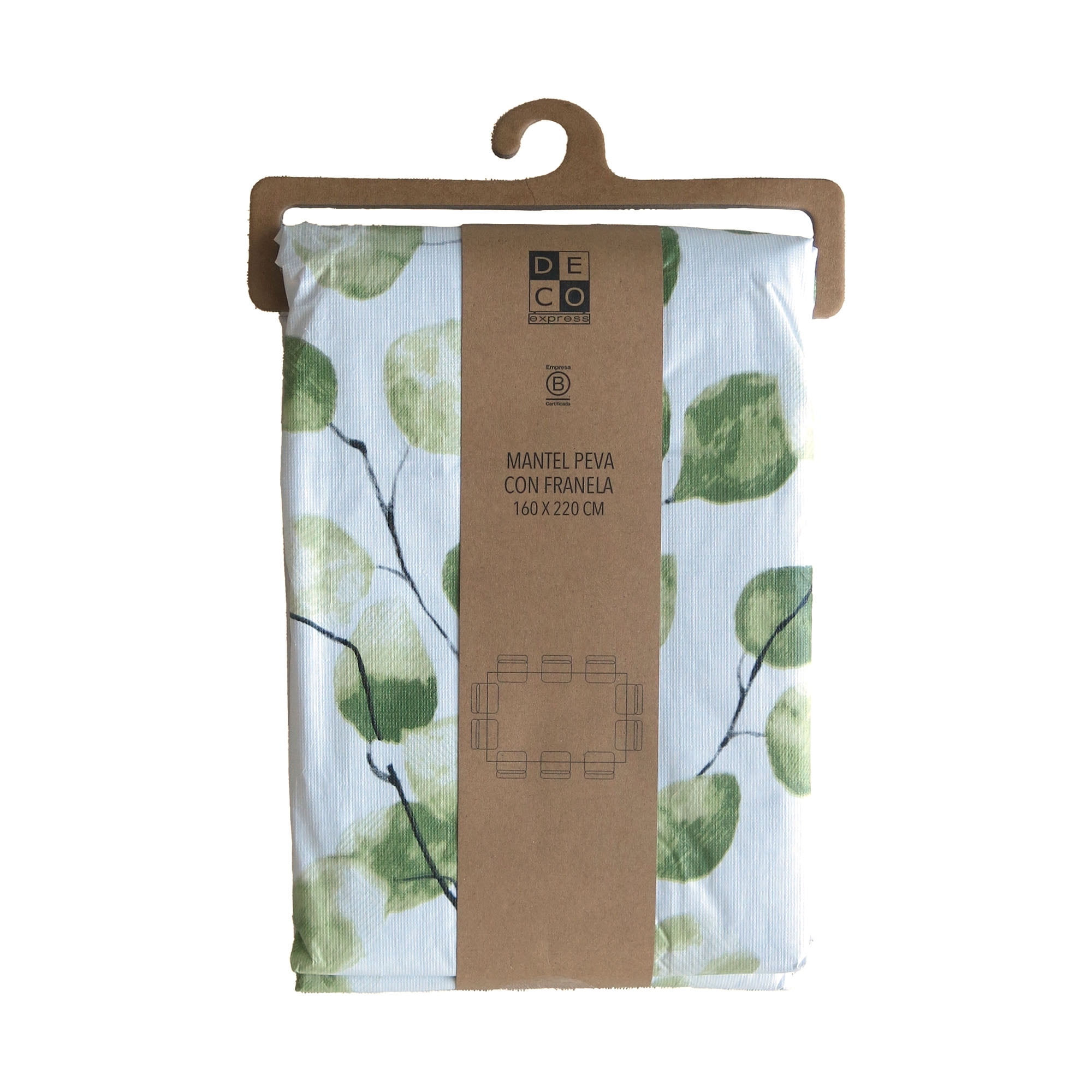 Decoexpress - Mantel Peva Natural 130x180