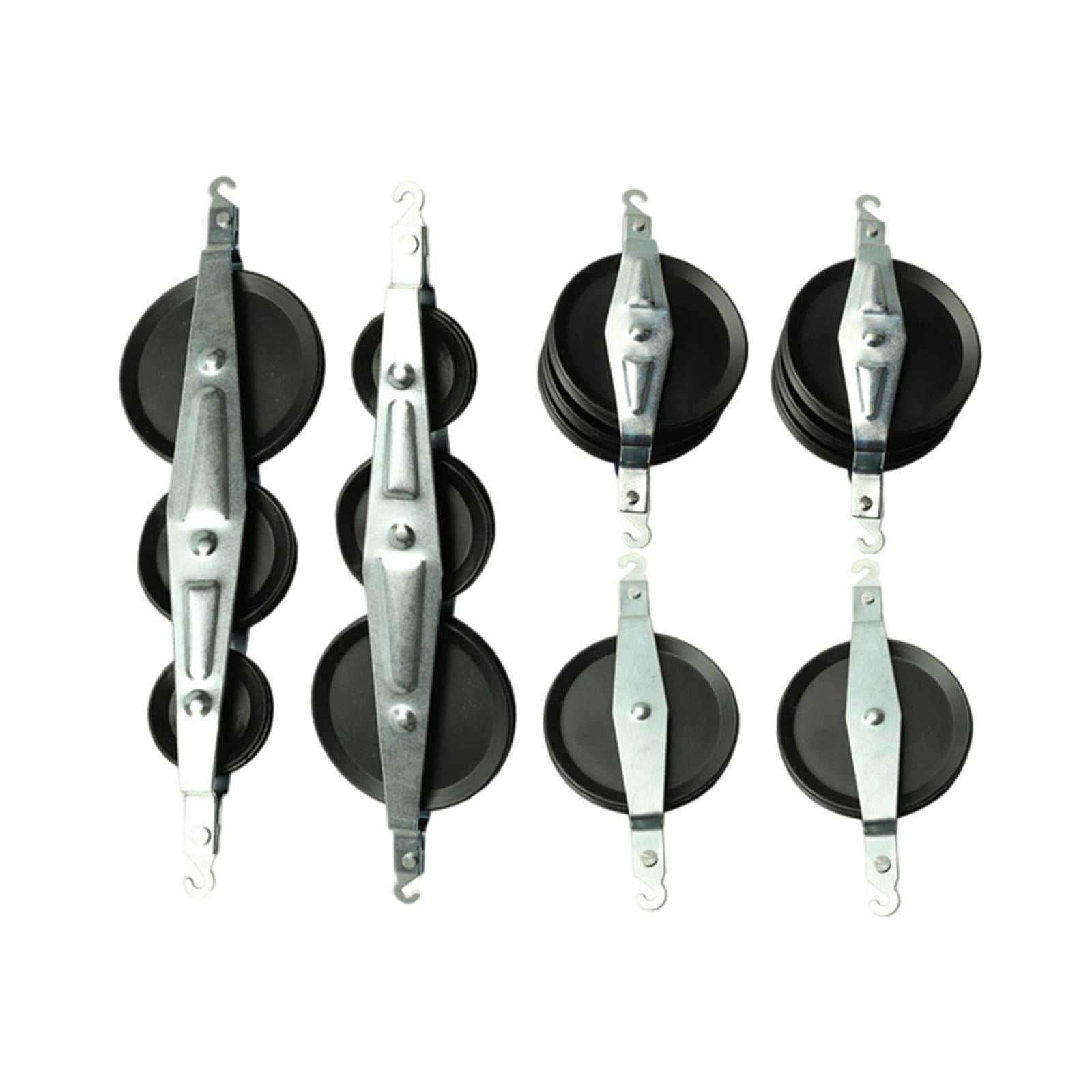 Bothyi - 6x Bloques De Poleas Para Demostrar Experimentos De Física Con Juego De Bloques De Poleas Con Gancho