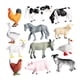 thumbnail image 2 of Juguete Para Niños, 12 Uds., Juego De Modelos De Animales De Granja, Cerdo, Perro, Vaca, Oveja, Caballo, Pato, Pollo, 2 of 3