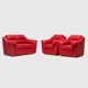 thumbnail image 1 of Juego De Living Asturias Sofá De 2 Y 1 Cuerpo Rojo, 1 of 4