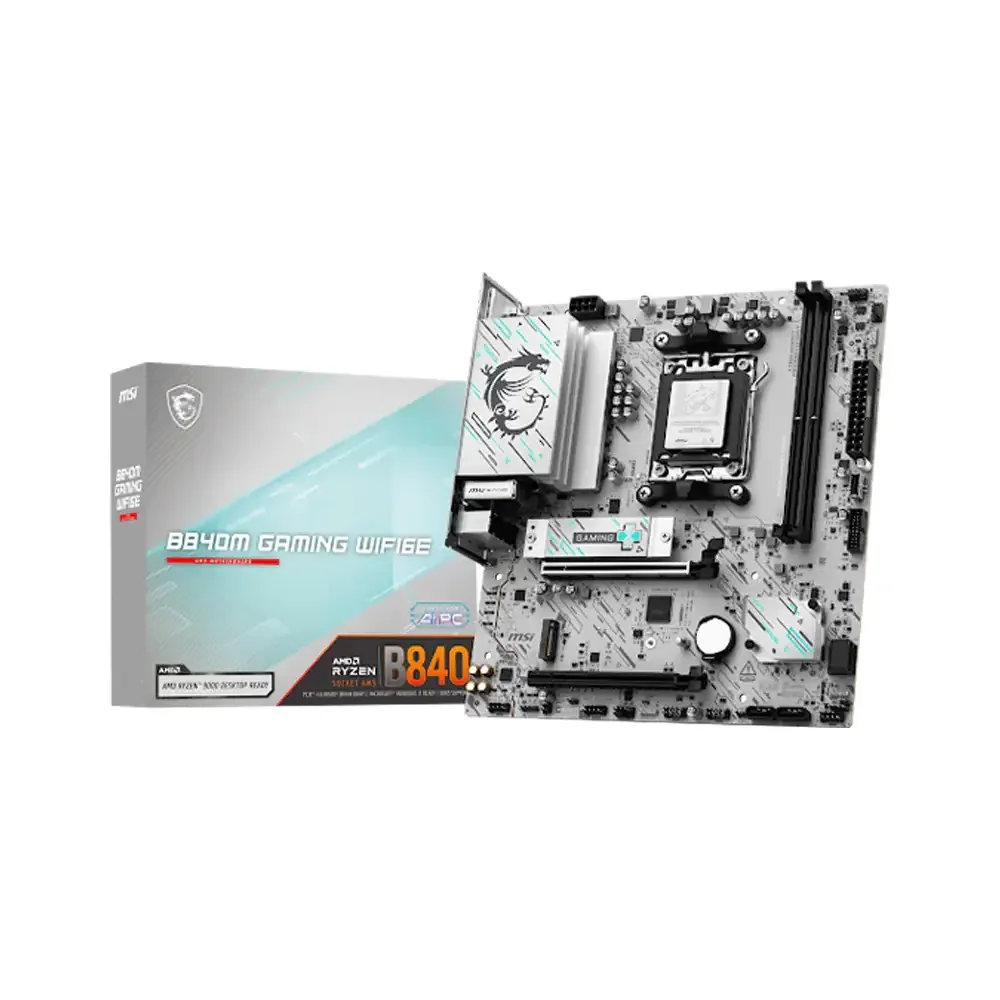 Placa Madre Msi B840m Gaming Wifi6e, Socket Am5, 2x Ddr5, 2x M.2, M-atx