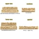 thumbnail image 5 of Moldes de Letras ZONEPACK 6 mm de Cobre y Latón para Grabado CNC, 5 of 6