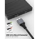 thumbnail image 3 of Cable KAYQINHO USB 3.0 A a Micro B de 1 m, gris, 3 of 7