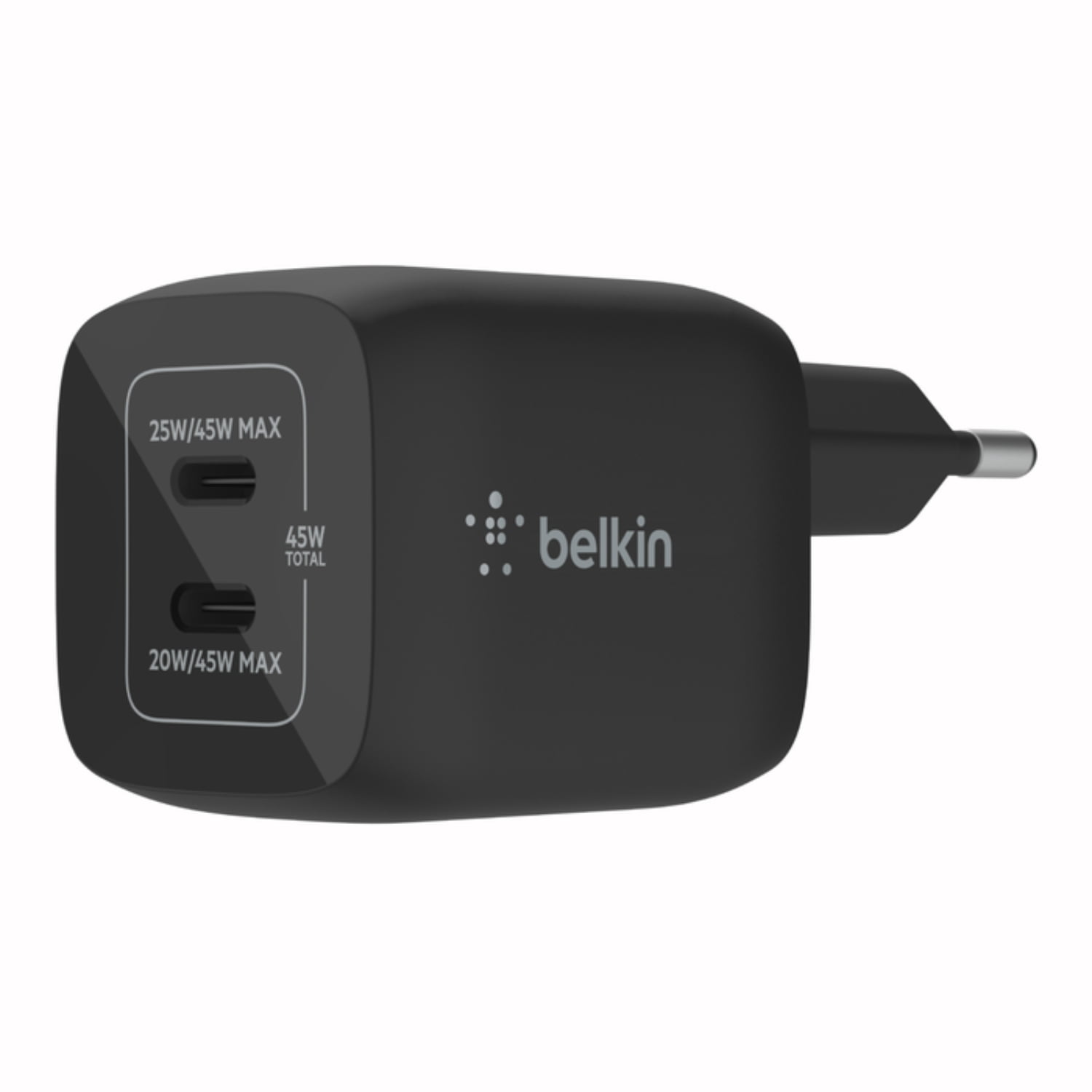 Cargador 45w Max 2x Usb-c Belkin Negro