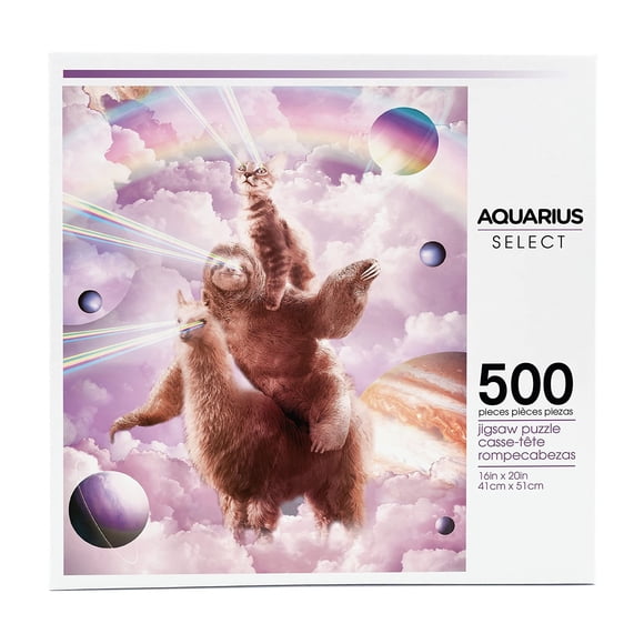 Rompecabezas Aquarius Random Galaxy Laser Eyes 500 piezas