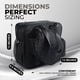 thumbnail image 2 of Bolsa de pickleball IZARI Luxury negra para mujer y hombre, 2 of 6