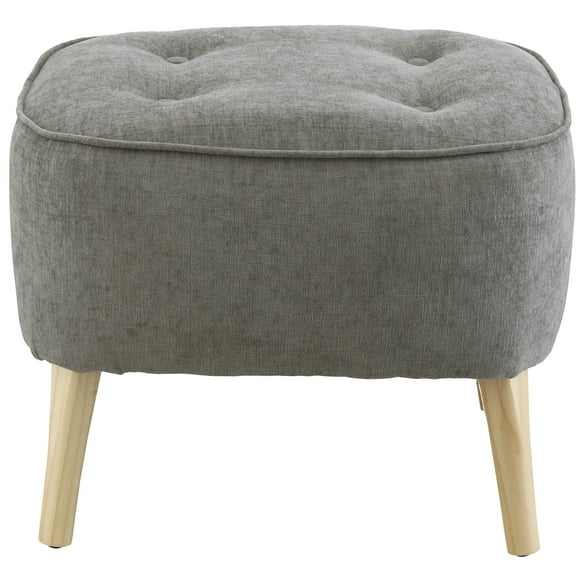 Pouf Máxima Gris Claro Altea 55x45x45 cm
