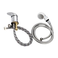 Ioensy - Grifo De Agua A Prueba De Herrumbre Piezas De Cama De Champú Profesionales Flexibles Estilo A Prueba De Salpicaduras D