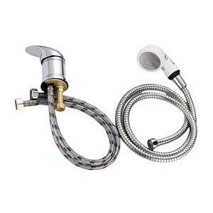 Ioensy - Grifo De Agua A Prueba De Herrumbre Piezas De Cama De Champú Profesionales Flexibles Estilo A Prueba De Salpicaduras D