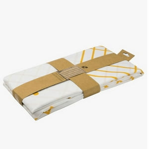 Decoexpress - Cortina Baño Poly Geometrica Dorada Dorado