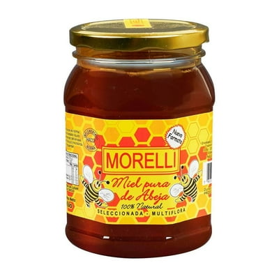 Miel De Abeja Seleccionada Multiflora Frasco 1 Kg Morelli