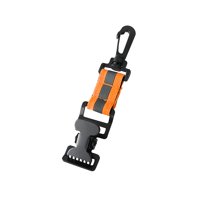 Ioensy - Correa Para Guantes De Bombero Para Guantes De Soldadura, 2 Clips, Herramienta Para Exteriores, Equipo De Asistencia, Naranja