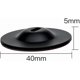 thumbnail image 4 of Placas adhesivas de seguridad I3C para anclaje, 4 piezas, negro, aleación de zinc, 4 of 6