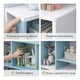 thumbnail image 3 of Biblioteca Organizador Infantil Estante Moderno 6cubos 90x76 Azul, 3 of 6
