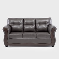 Colbox - Sofá Blazer 3 Cuerpos Pu Chocolate