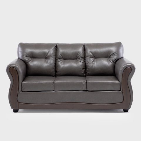 Colbox - Sofá Blazer 3 Cuerpos Pu Chocolate