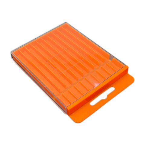 Magideal - Caja De Almacenamiento De Broca De Perforación, Portabebería Del Contenedor De Contenedores De Brote De Perforación Organizador De Caja Vacía Para Cam 12.7Cmx10.1Cmx1.38Cm