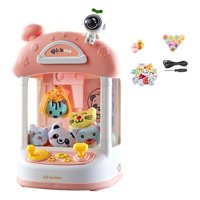 Bothyi - Máquina De Juego De Garra Para Niños Y Niñas, Juguete Expendedor De Regalos Navideños De Interior, Emocionante, Rosa, 10 Muñecas