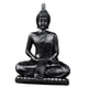 thumbnail image 3 of Estatua De Buda Sentado, Figura Coleccionable De Resina, Para Escritorio, Oficina O Sala De Estar, Color Negro., 3 of 5