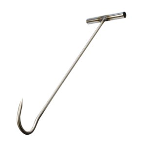 Magideal - Gancho Para Carne, Ganchos De Elevación Versátiles, Cubierta De Drenaje, Gancho De Herramienta Rígida, Herramienta Elevadora De Cubierta De Pozo, Herr 60Cm