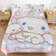 thumbnail image 3 of Cartoon Cinnamoroll 3-Piece Bed Set Warm And Comfortable Kawaii Bedding Set Cute Soft Microfiber Bedclothes for Boys Girls Kids, 3 of 5