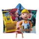 thumbnail image 1 of Bob el Constructor Manta Capa con Capucha Anti-Bolitas, Manta de Lana Ártica Suave, Manta Portátil de Felpa Ligera y Lujosa, Poncho para Siesta en Casa y Oficina, 100*130cm, 1 of 6