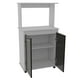 thumbnail image 5 of Mueble Microondas Con Ruedas 2 Puertas Fm-010B Blanco Y Negro, 5 of 7