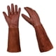 thumbnail image 1 of Guantes de soldadura Mitones Guantes de trabajo Cuero de PU Guantes multifuncionales seguros para asar Guantes para horno para taller Jardín Garaje M, 1 of 5