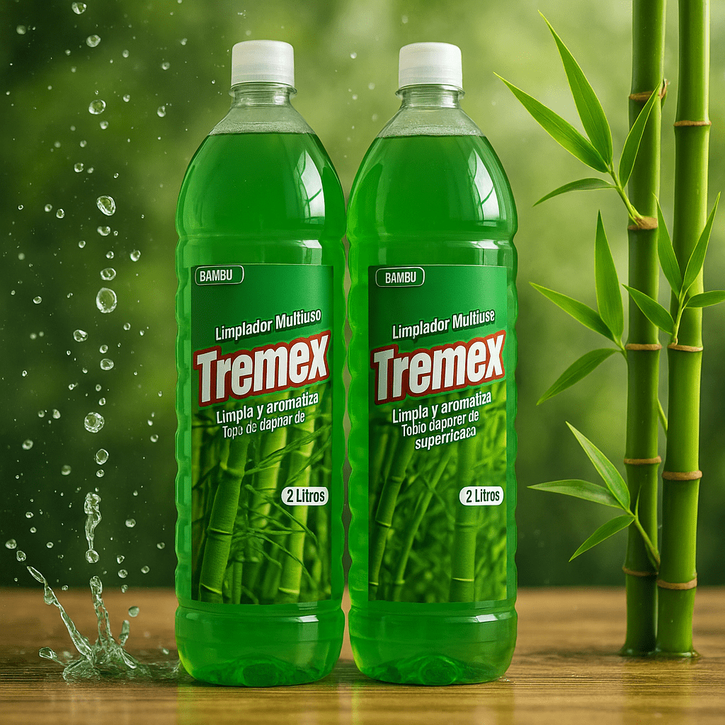 Pack 2 Unidades Limpiador Multiuso Tremex Bambú 2 Litros – Brillo Y Aroma Duradero