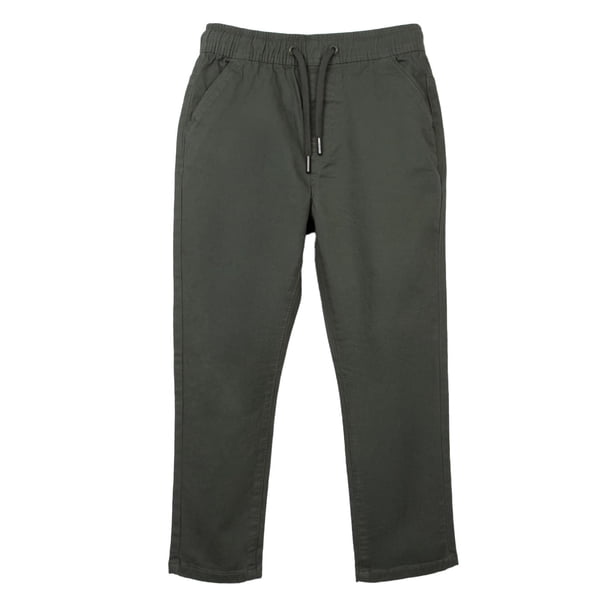 Pantalón Niño Recto Gabardina Verde