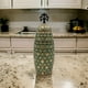 thumbnail image 3 of Jarron Florero Ceramica Verde Patrones En Dorado Alargado, 3 of 8