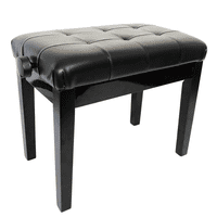 Banca Piso Silla Piano Negro Ajustable Deluxe Taurus Tau-070