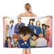 thumbnail image 1 of Detective Conan Toalla de playa de secado rápido con diseño temático, regalo para mujeres y niñas, ideal para cumpleaños, fans, amantes de la música, uso en la playa o al aire libre, 78 × 180 cm, 1 of 6