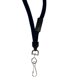 thumbnail image 1 of Cordón para cuello C-Line con cierre de seguridad y gancho giratorio, negro, 36 cm, paquete de 12, 1 of 1